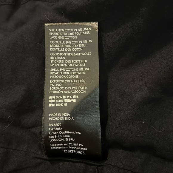 Anthropologie Embroidered Cropped Top - Picture 8 of 11